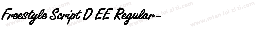 Freestyle Script D EE Regular字体转换